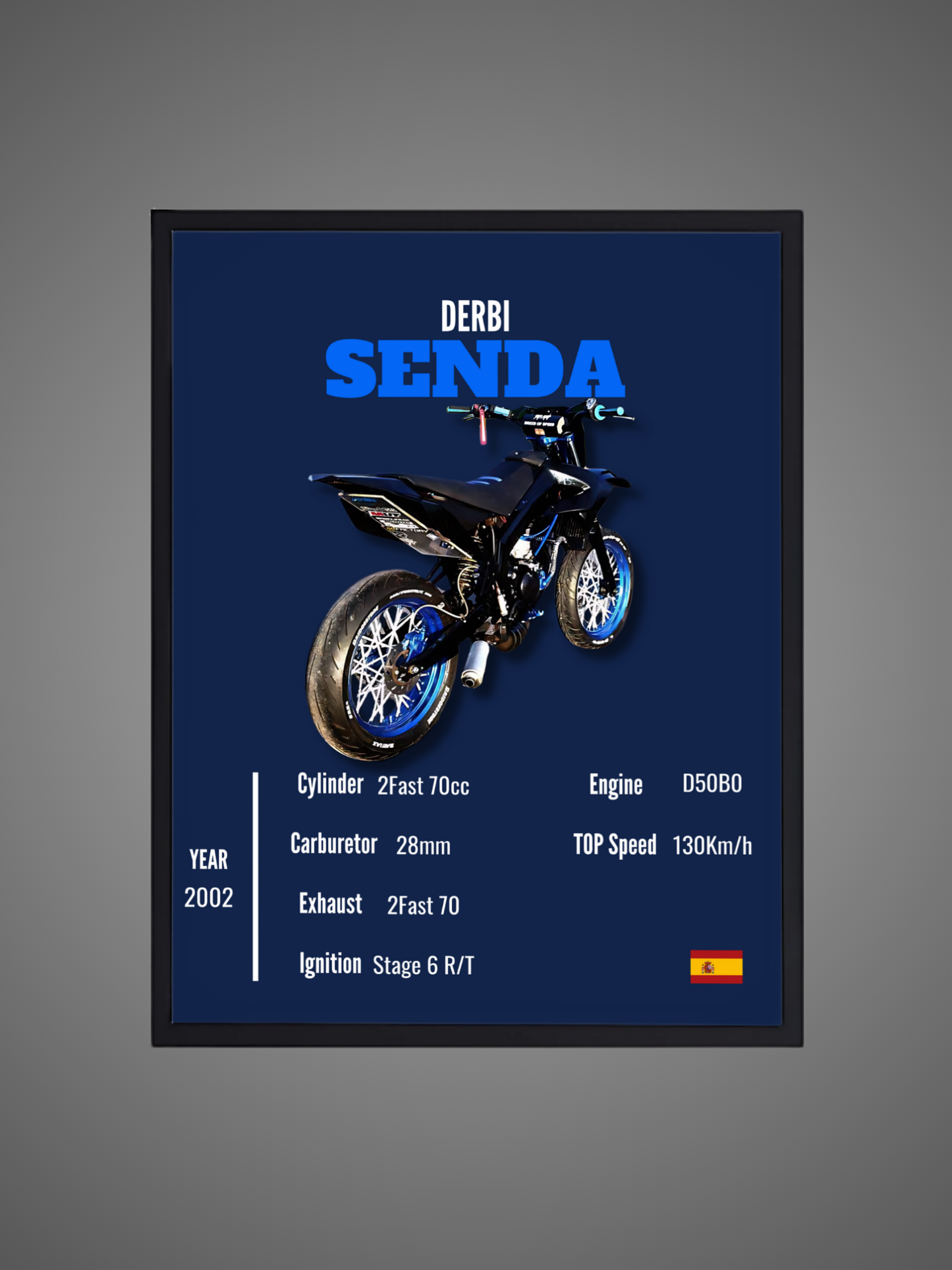 Derbi Senda - Wall Poster