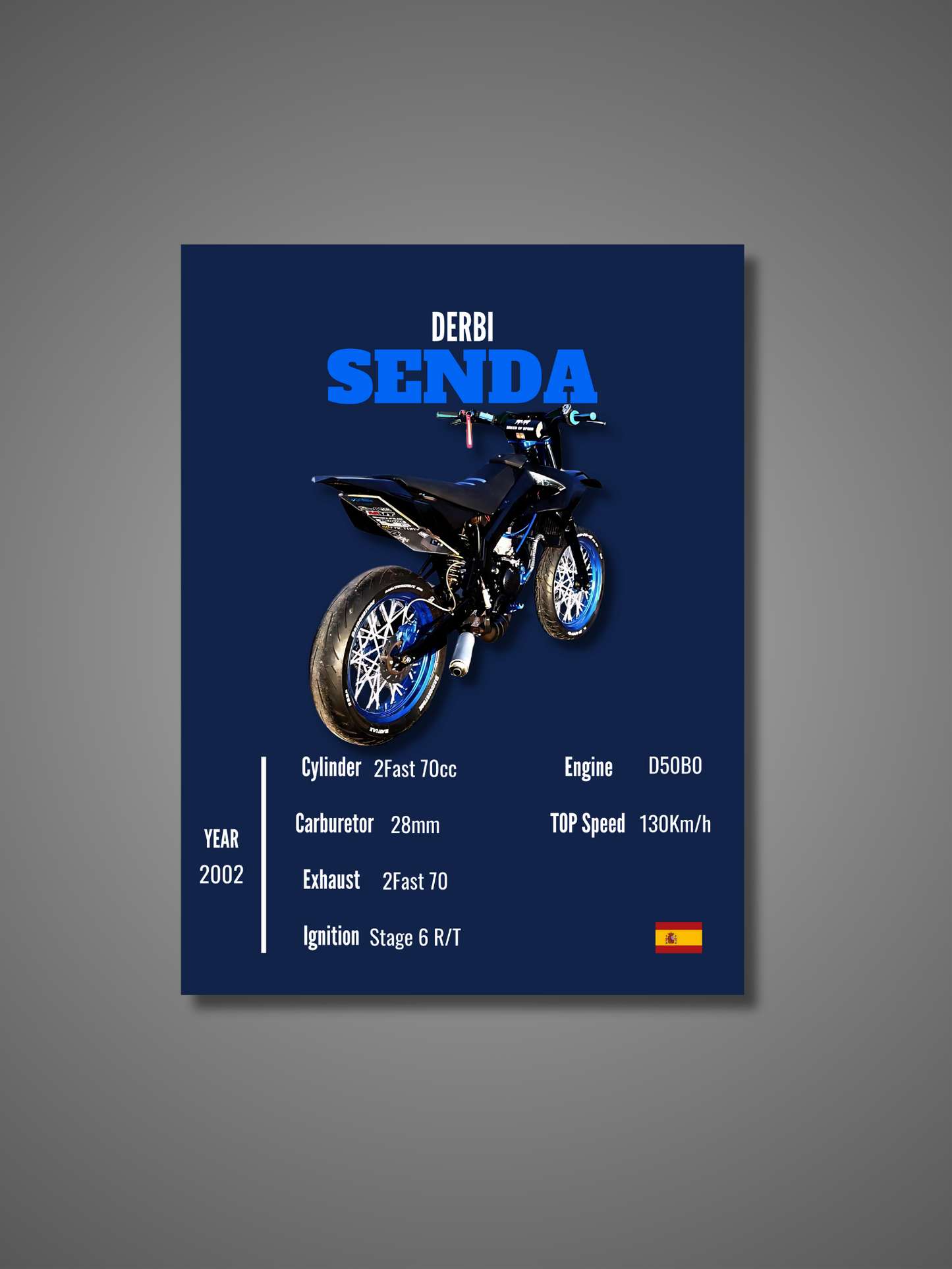 Derbi Senda - Wall Poster