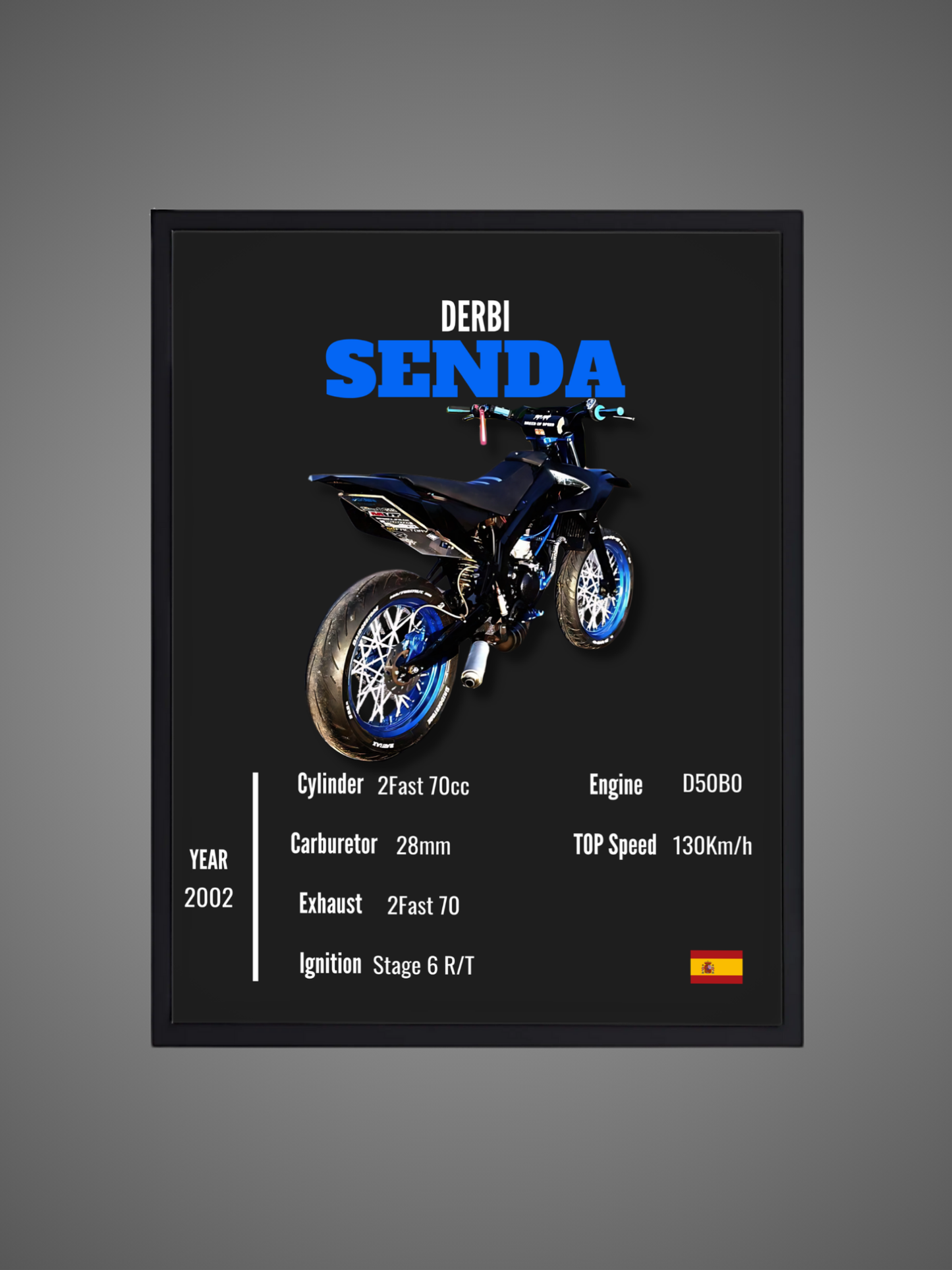 Derbi Senda - Wall Poster