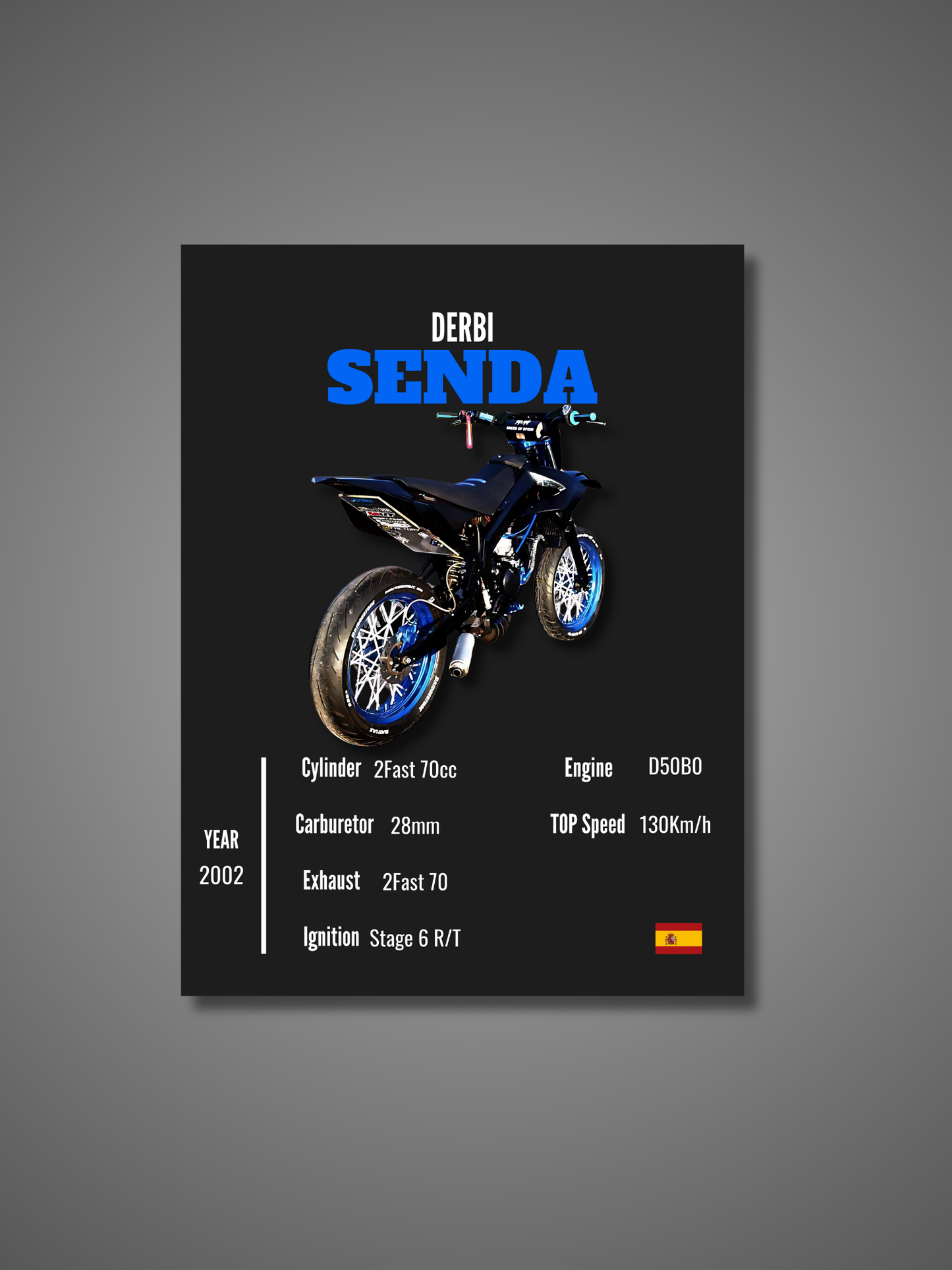 Derbi Senda - Wall Poster