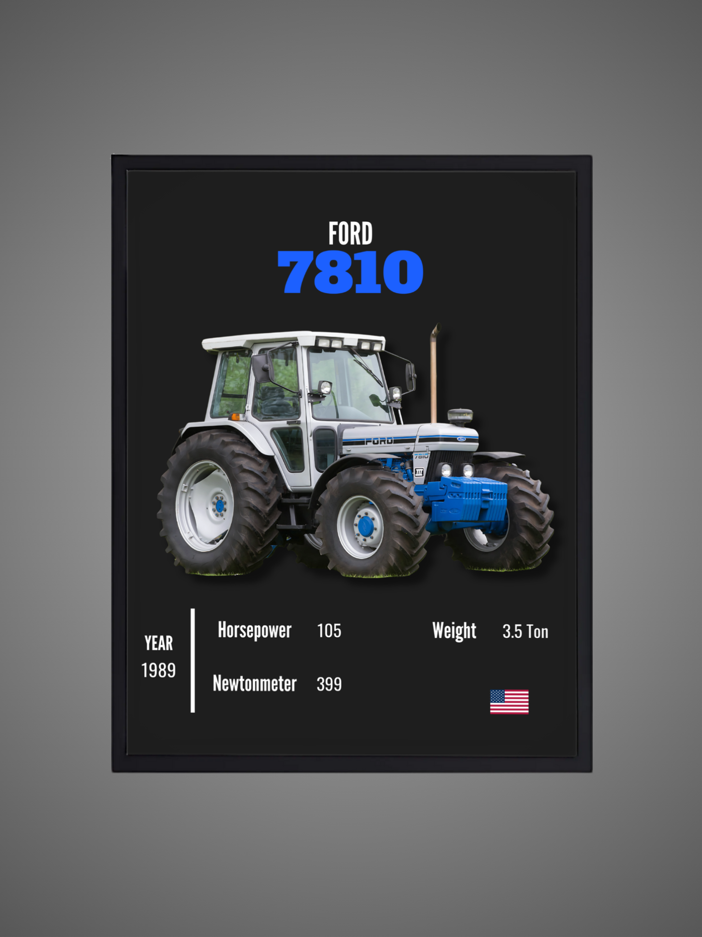 Ford 7810 - Wall Poster
