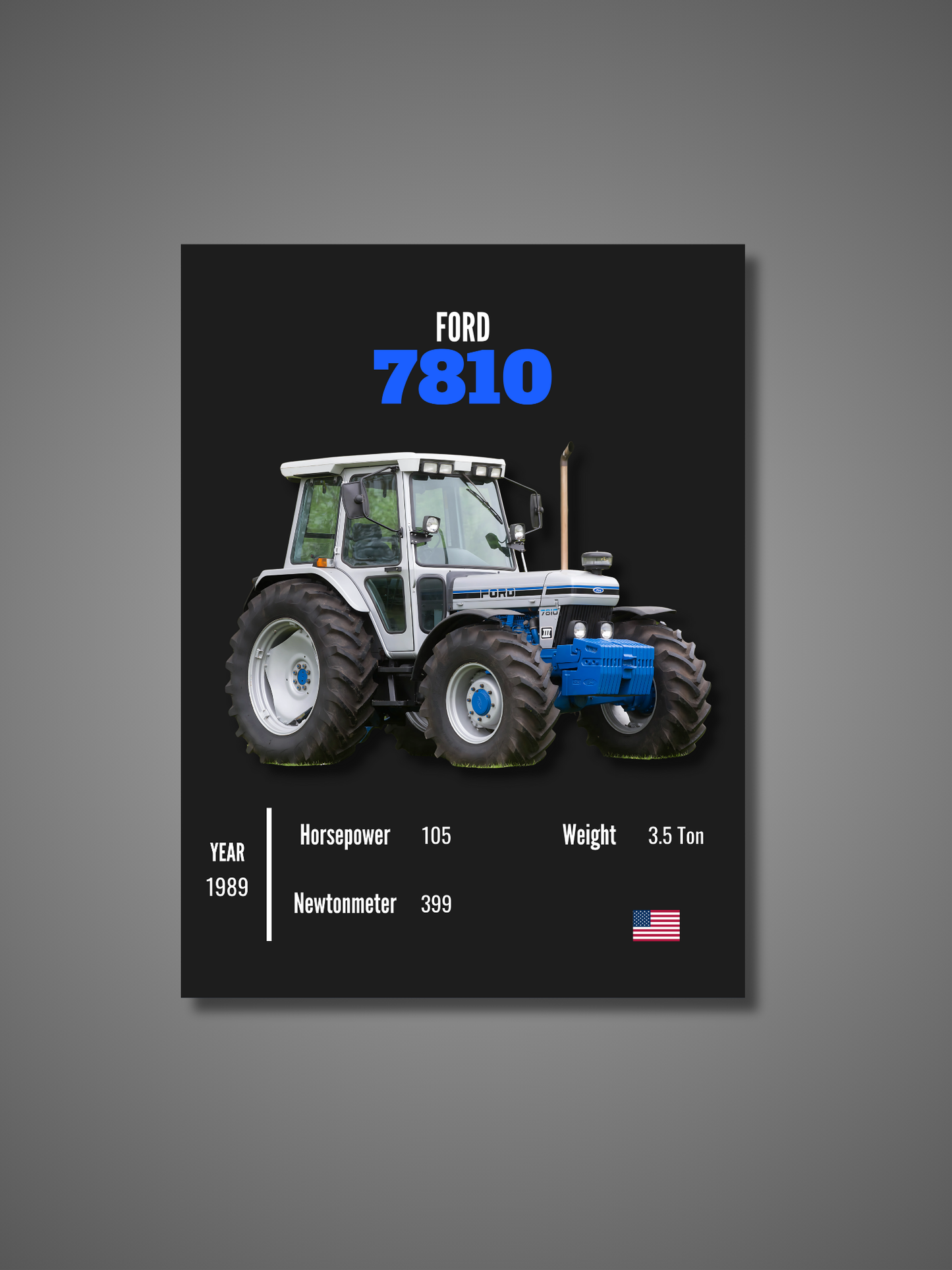 Ford 7810 - Wall Poster