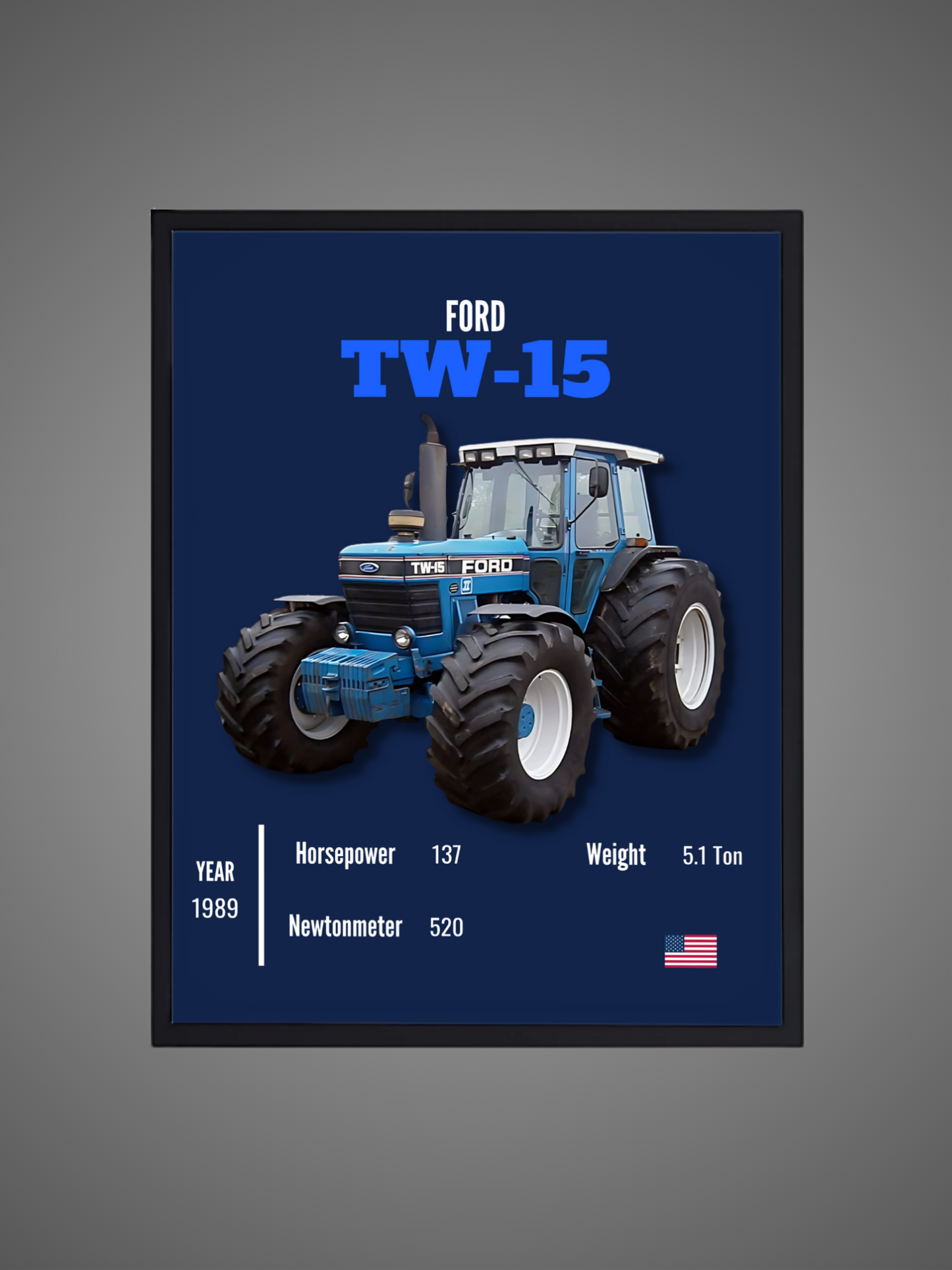 Ford TW-15 - Wall Poster