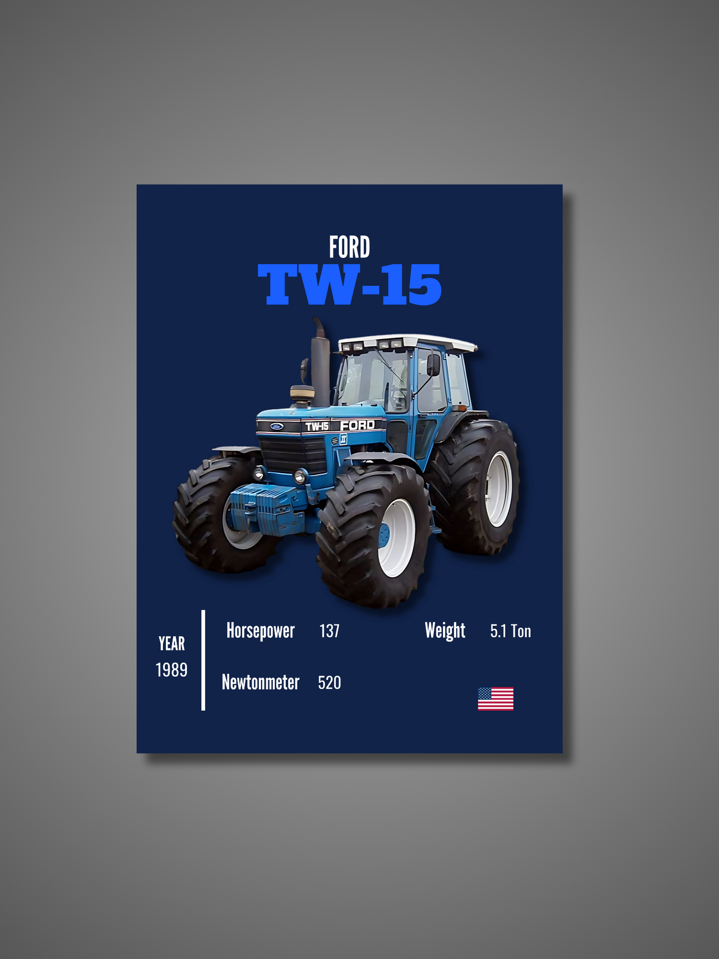 Ford TW-15 - Wall Poster