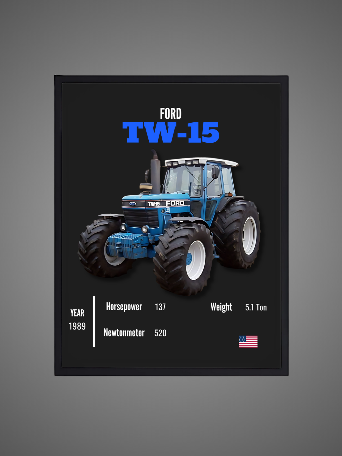 Ford TW-15 - Wall Poster
