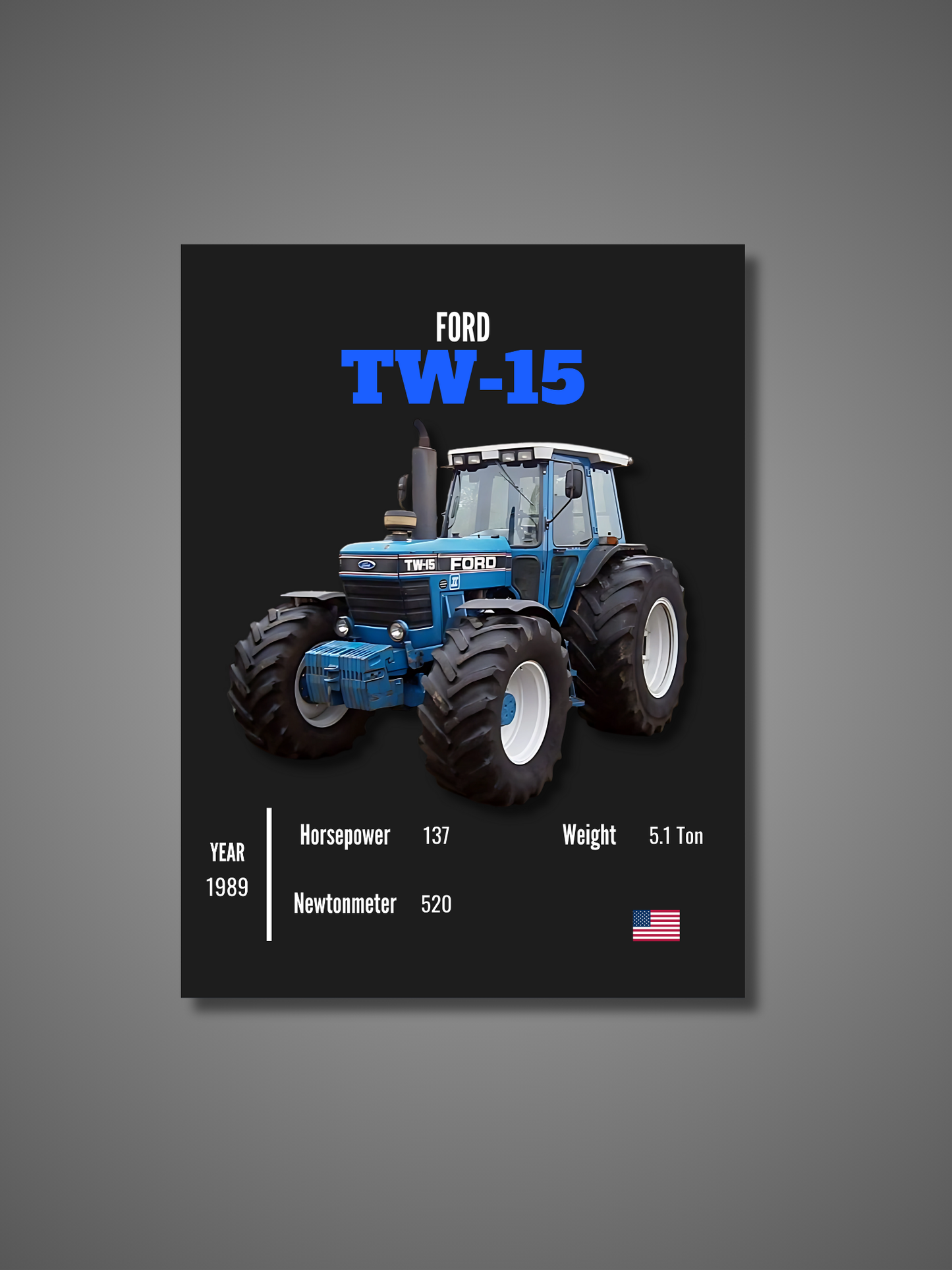 Ford TW-15 - Wall Poster