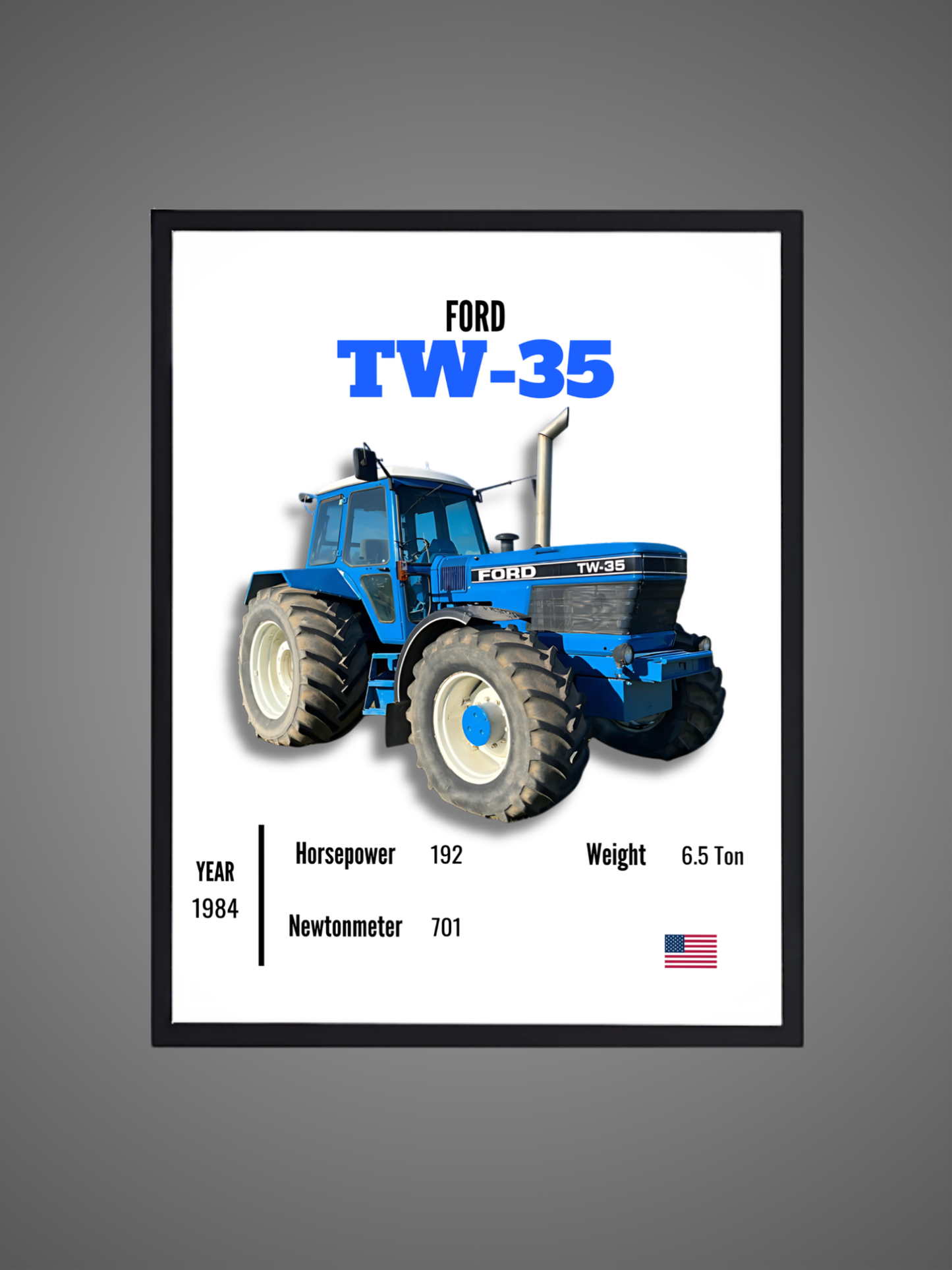Ford TW-35 - Wall Poster