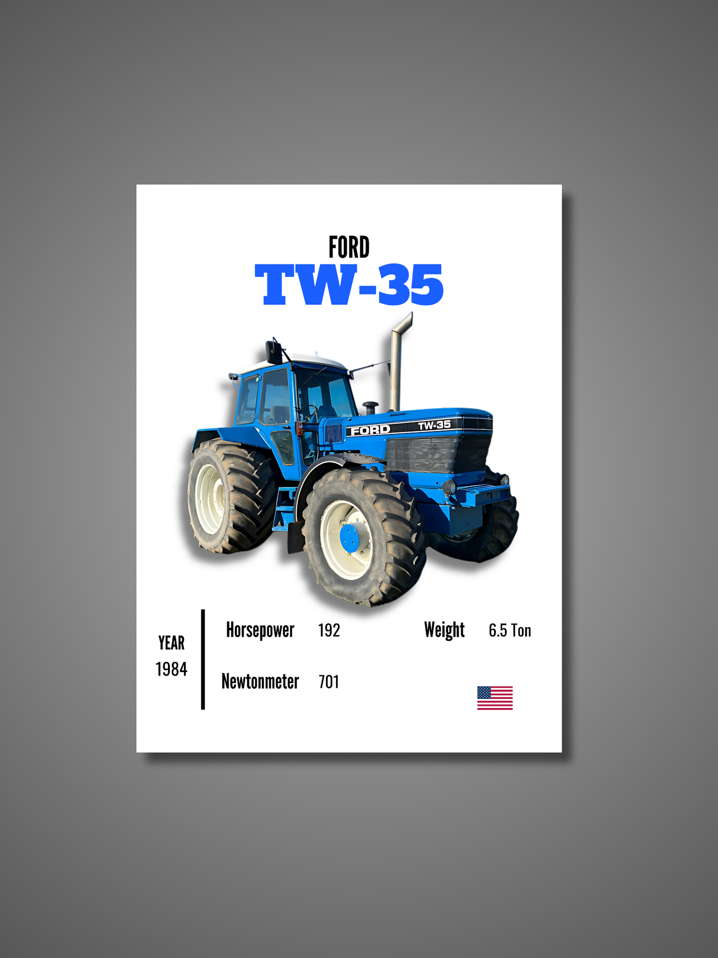 Ford TW-35 - Wall Poster