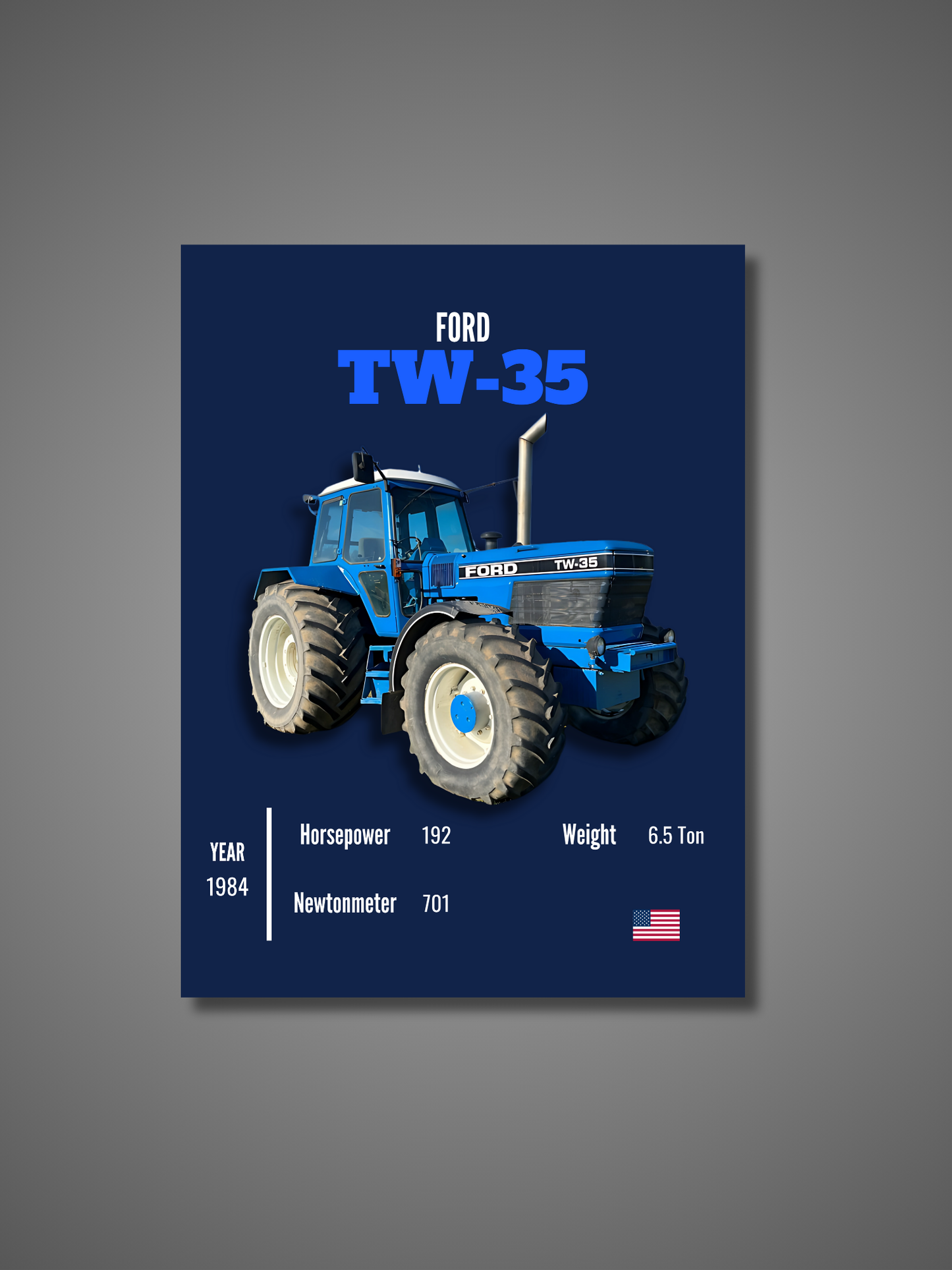 Ford TW-35 - Wall Poster