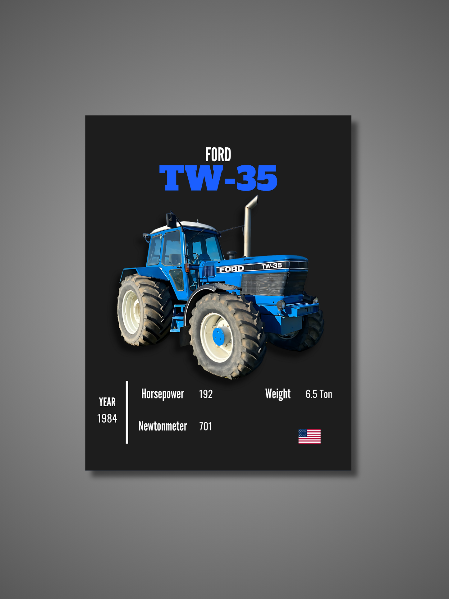 Ford TW-35 - Wall Poster