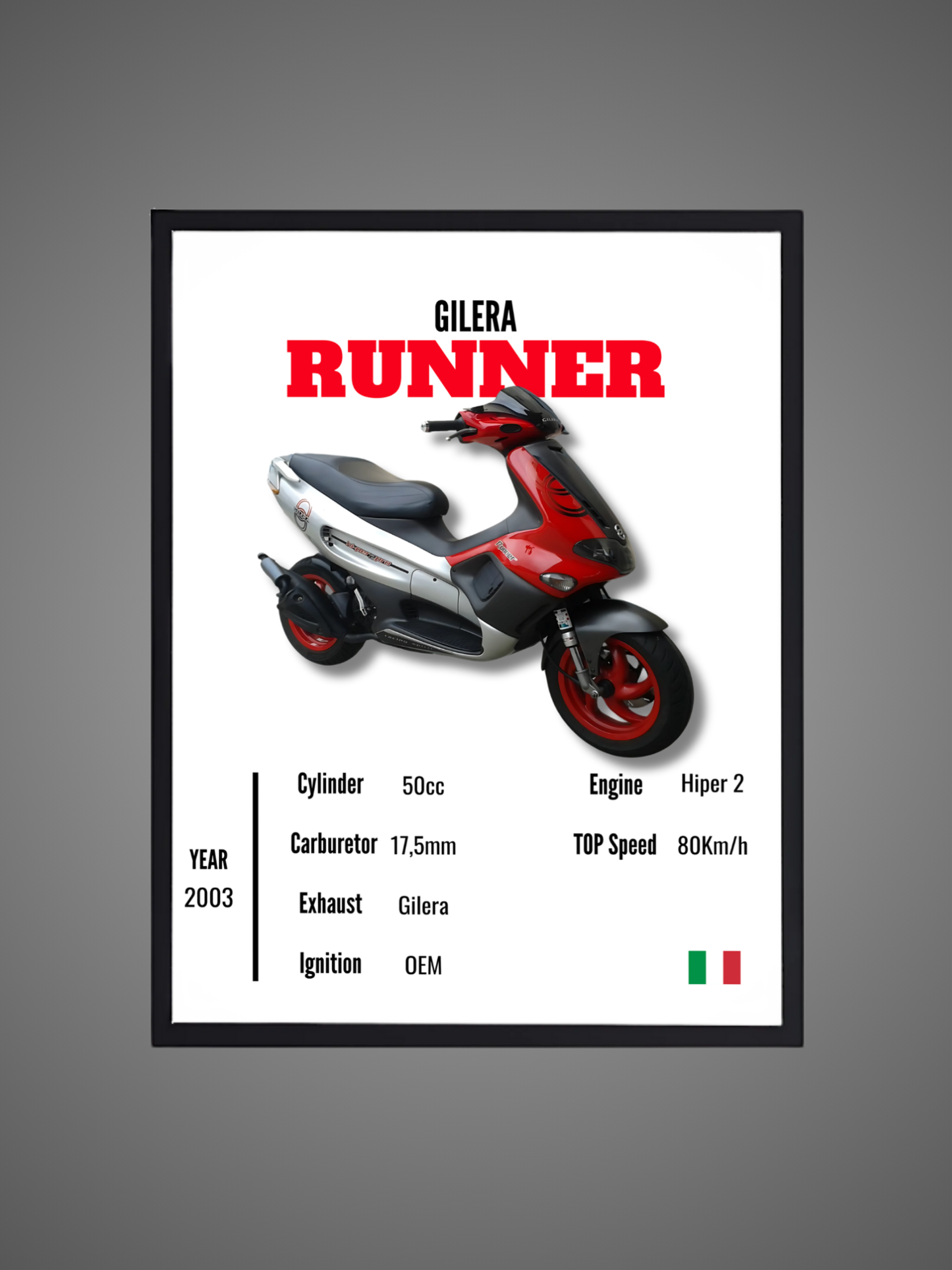 Gilera Runner - Wall Poster