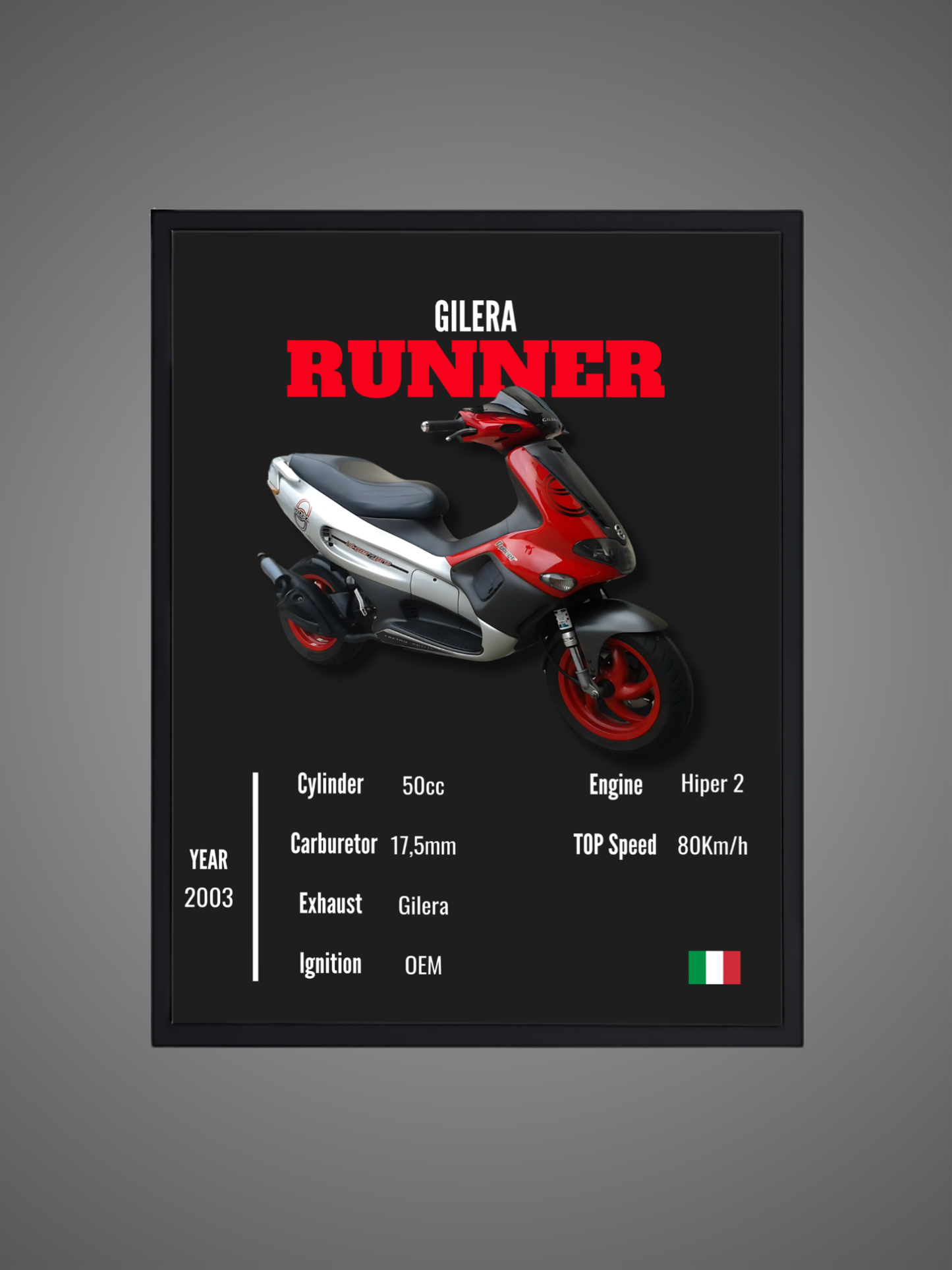 Gilera Runner - Wall Poster