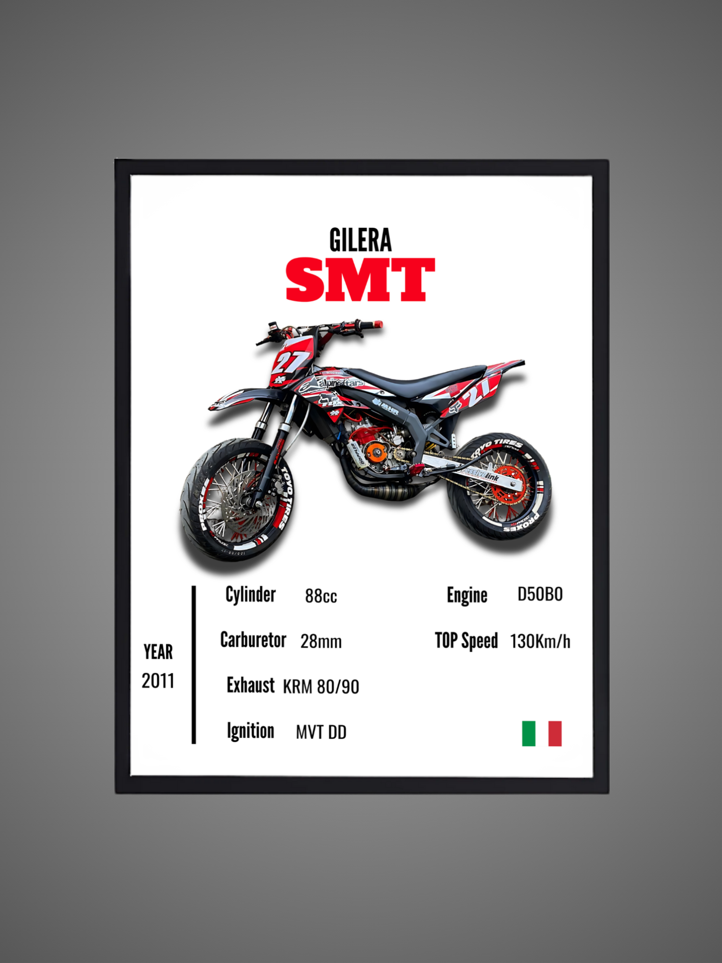 Gilera SMT - Wall Poster