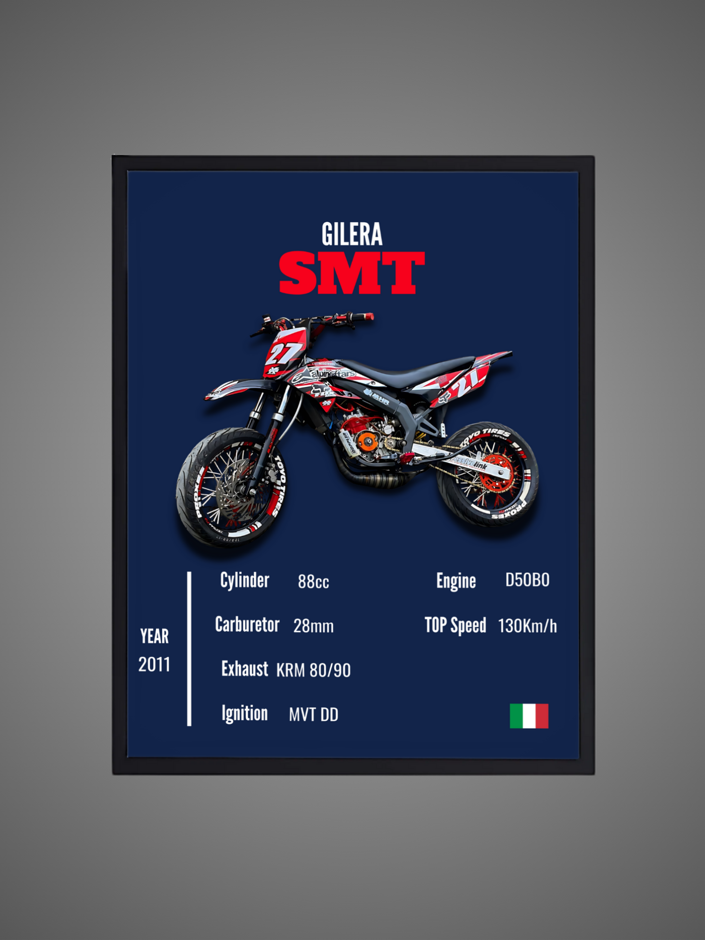 Gilera SMT - Wall Poster