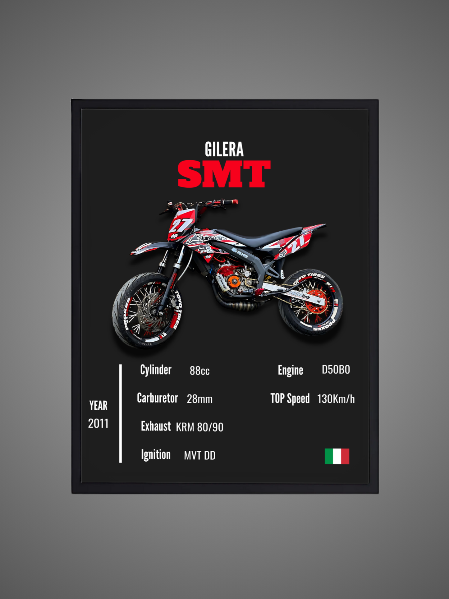 Gilera SMT - Wall Poster