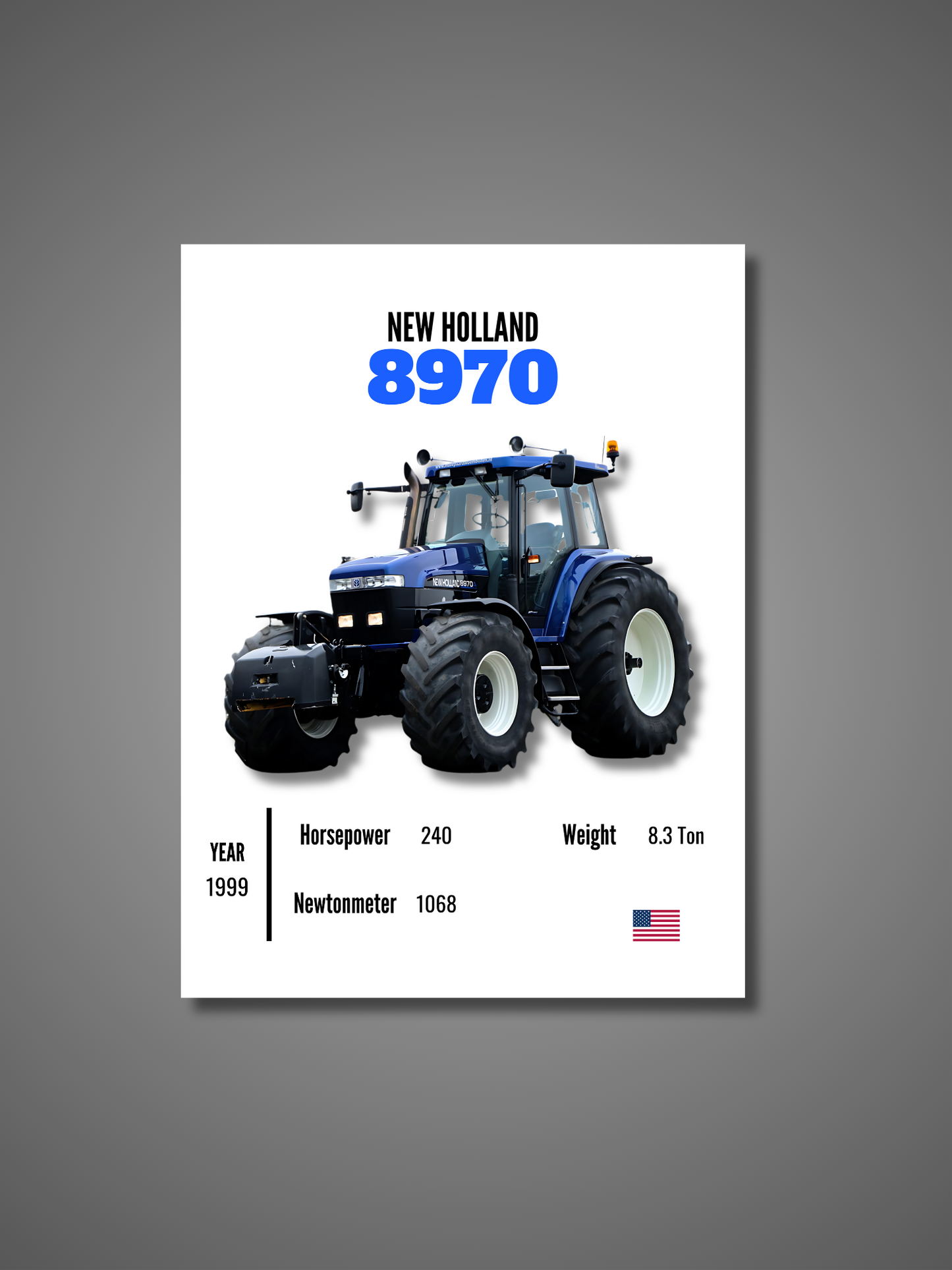 New Holland 8970 - Wall Poster