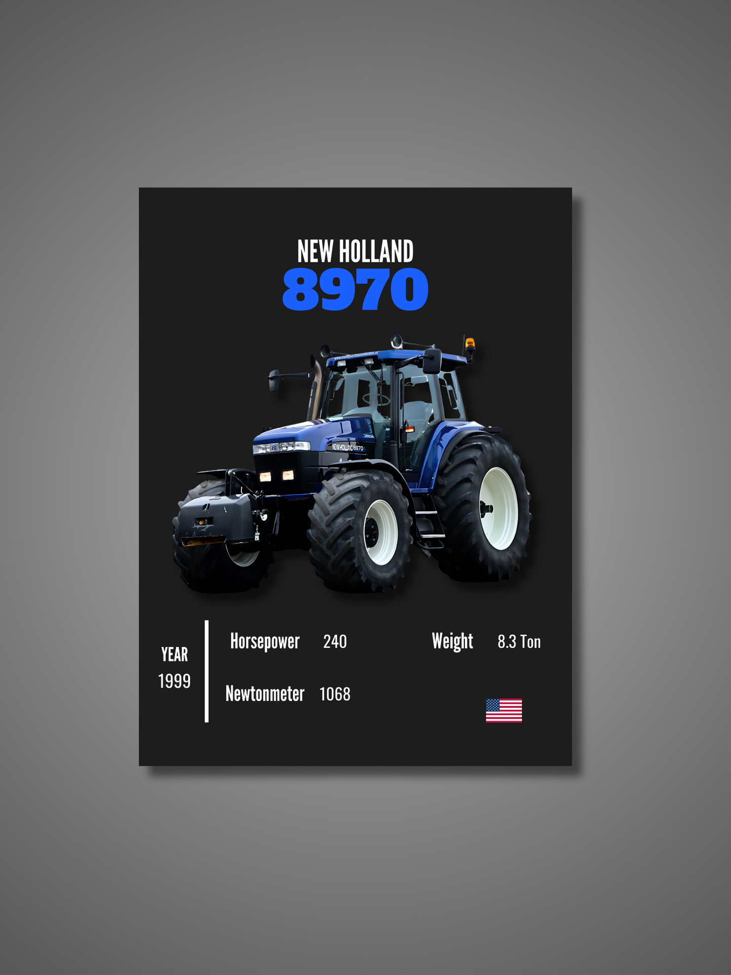 New Holland 8970 - Wall Poster