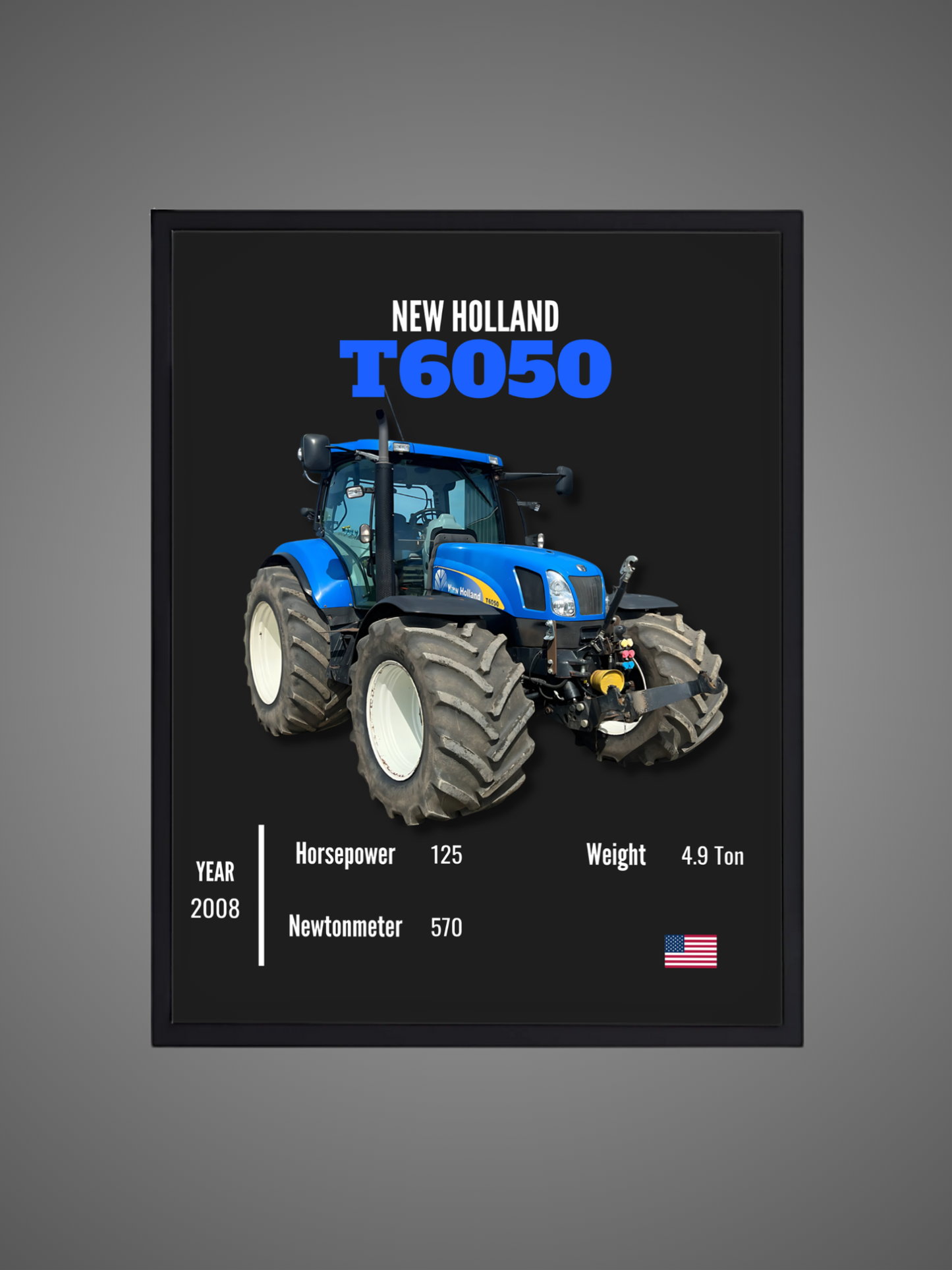 New Holland T6050 - Wall Poster