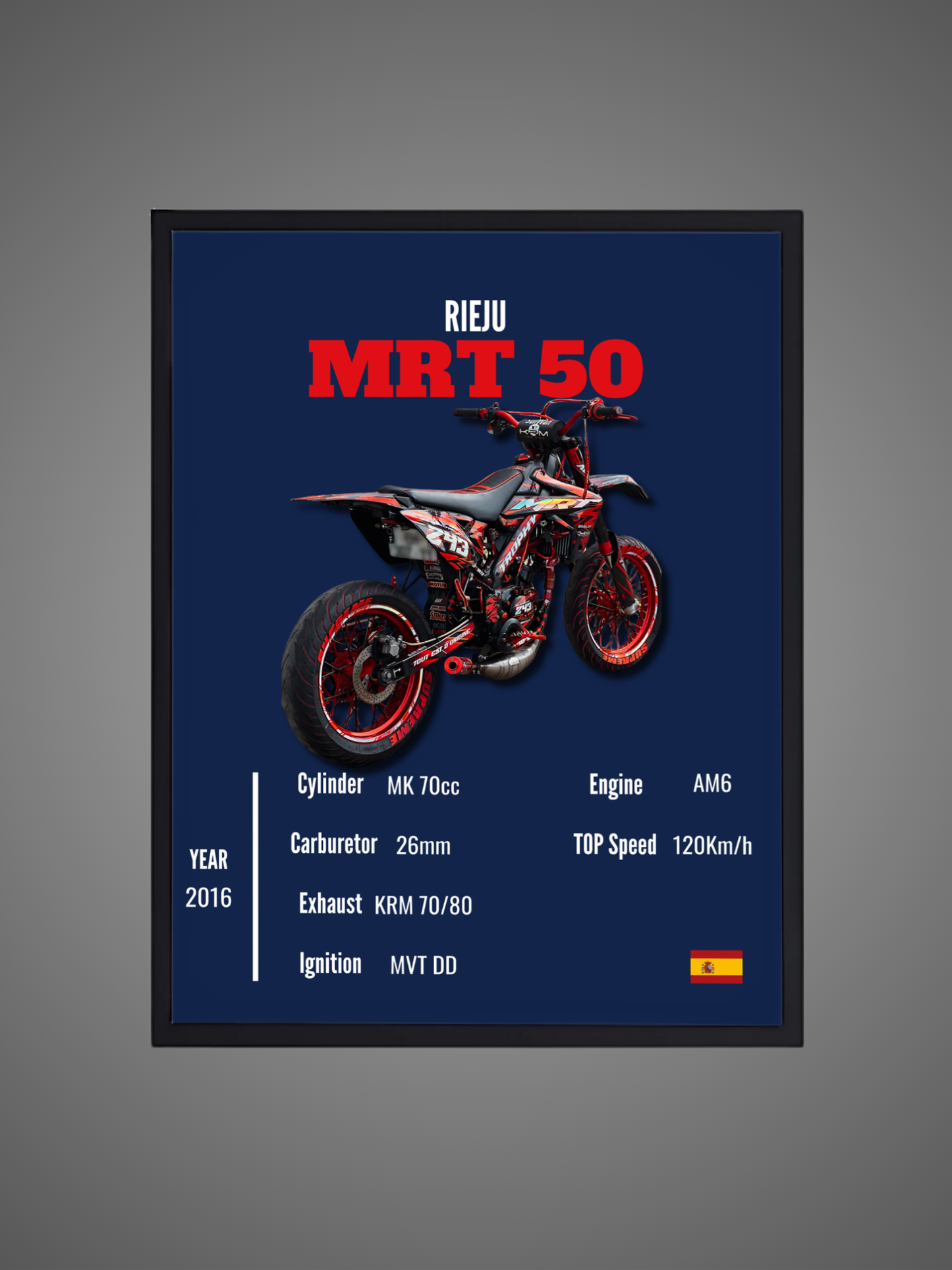 Rieju MRT 50 - Wall Poster