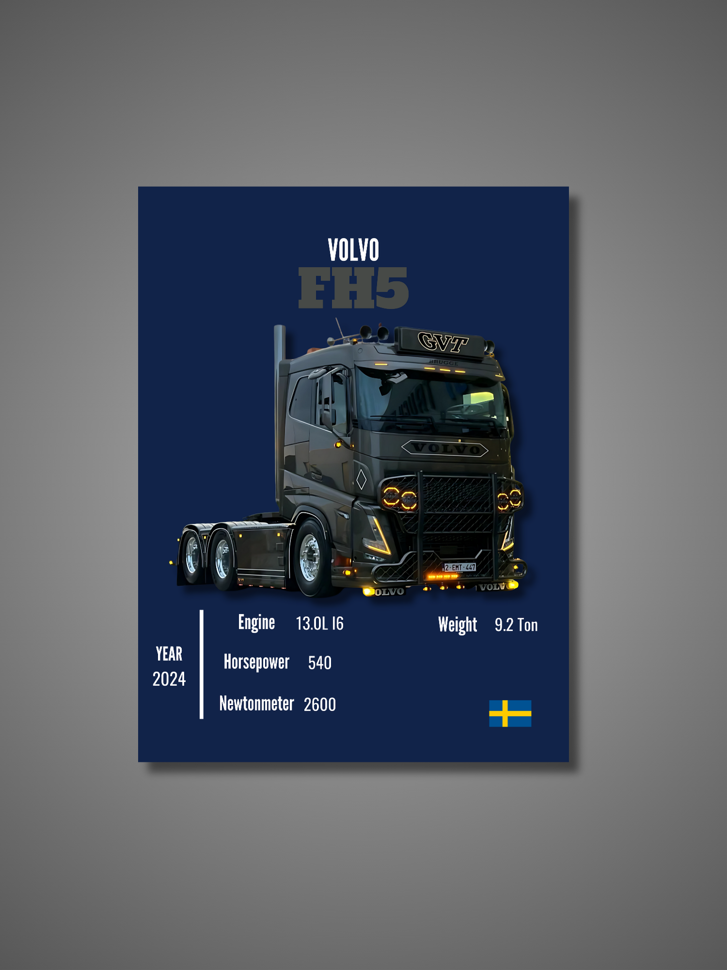 Volvo FH5 - Wall Poster