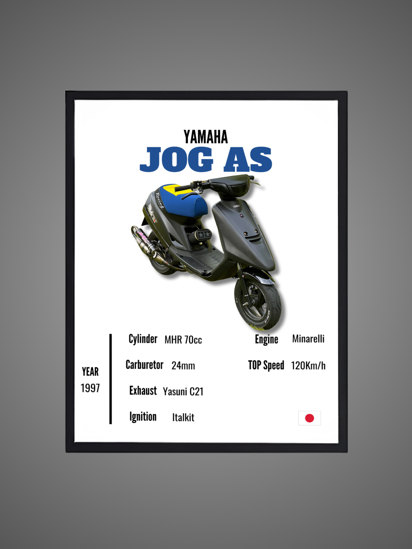 Yamaha Jog AS - Wall Poster