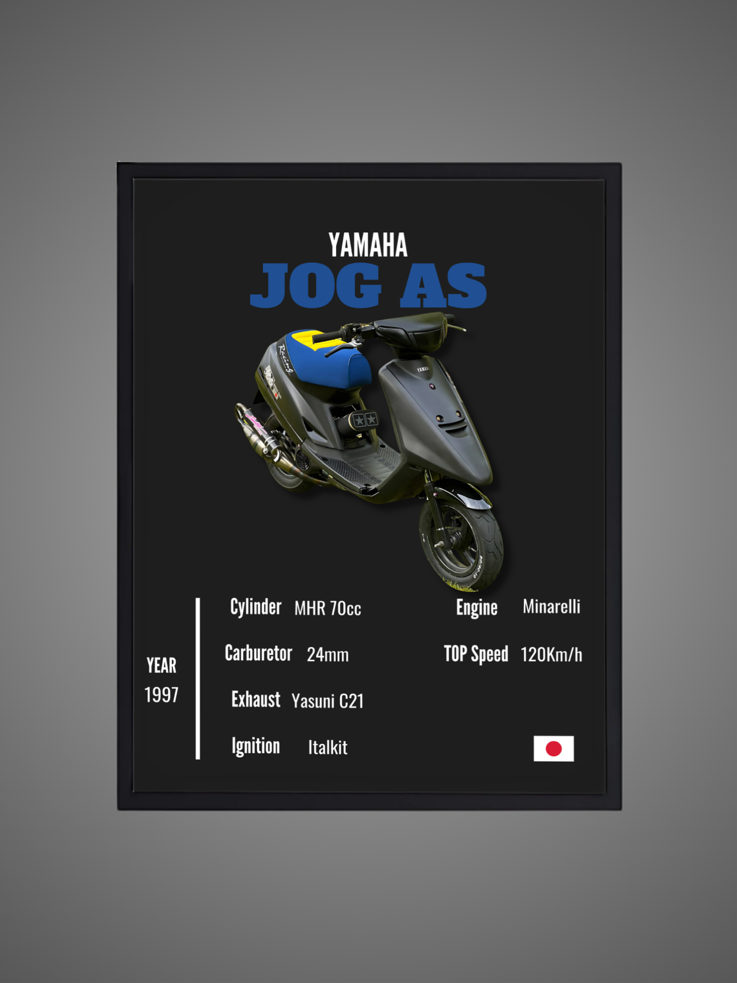 Yamaha Jog AS - Wall Poster