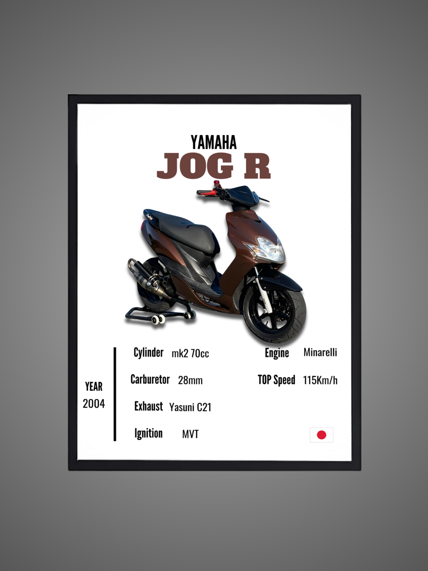 Yamaha Jog R - Wall Poster