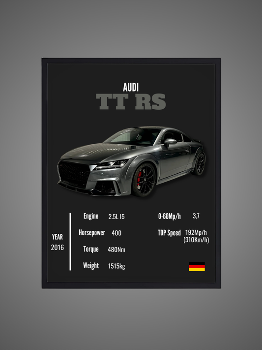 Audi TT RS - Wall Poster