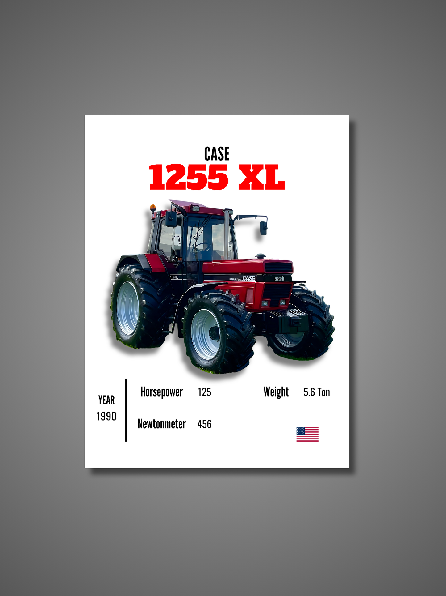 Case 1255 XL - Wall Poster