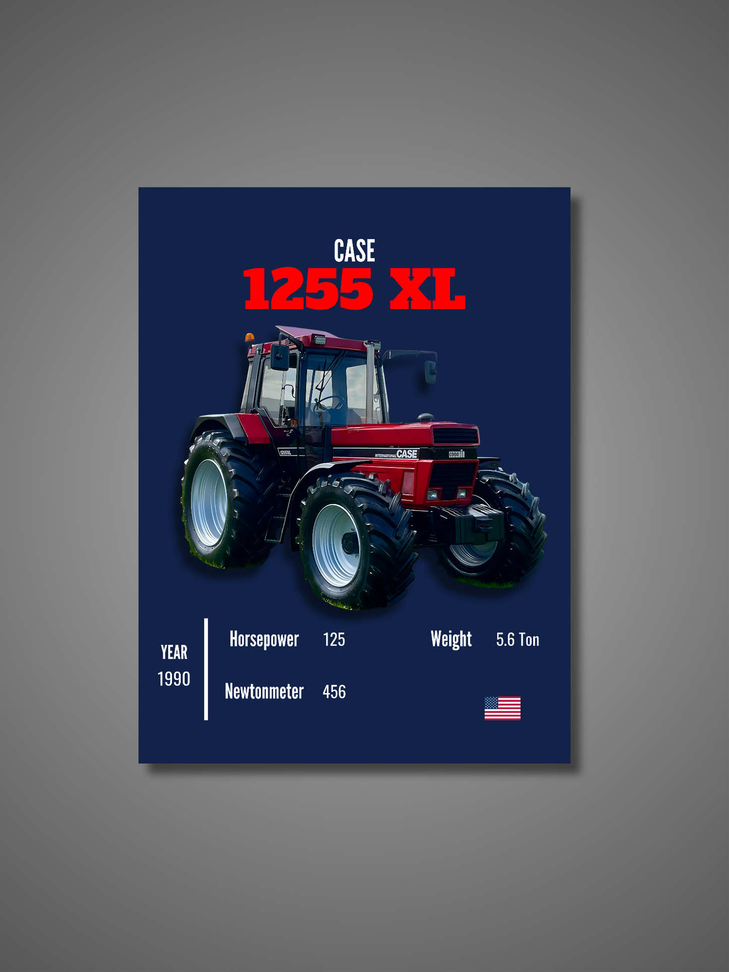 Case 1255 XL - Wall Poster