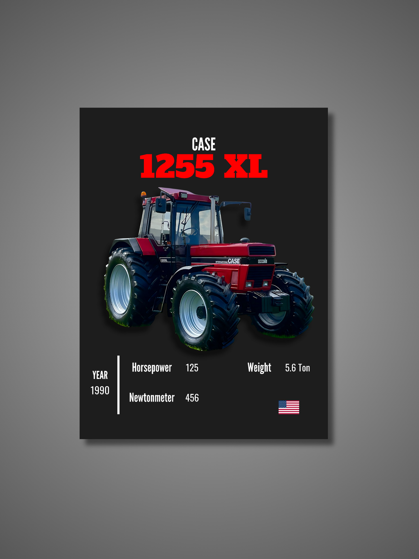 Case 1255 XL - Wall Poster