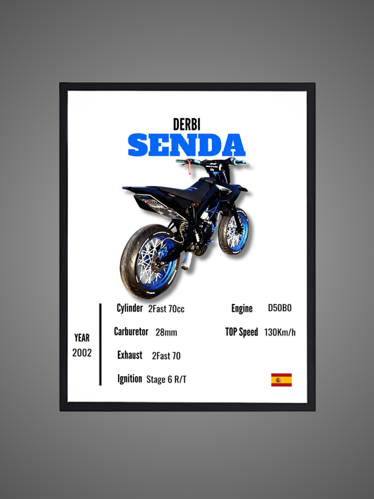Derbi Senda - Wall Poster
