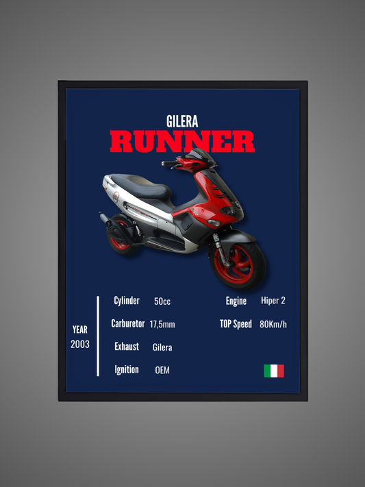 Gilera Runner - Wall Poster