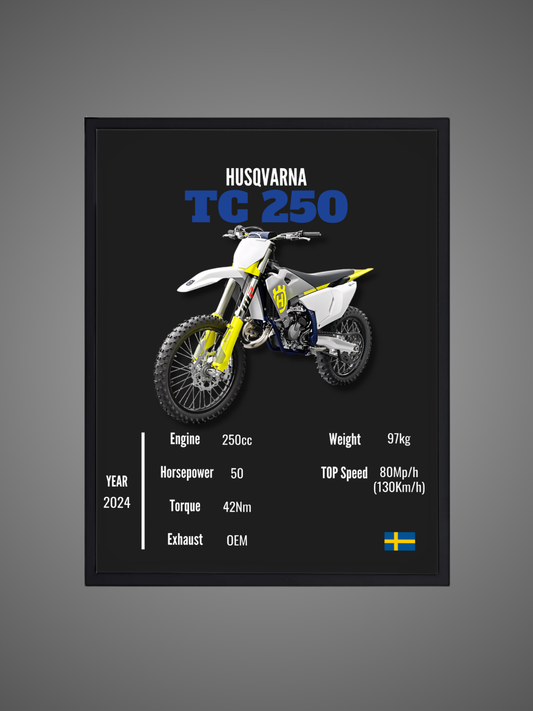 Husqvarna TC 250 - Wall Poster