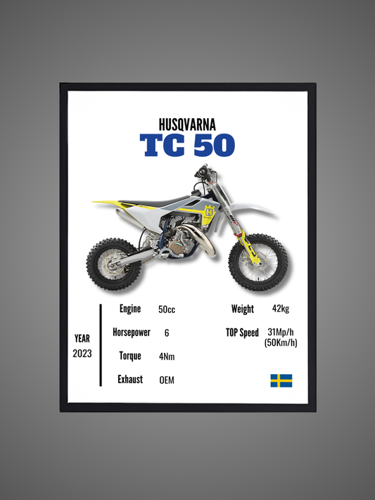 Husqvarna TC 50 - Wall Poster