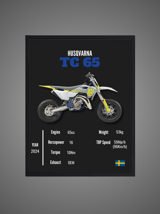 Husqvarna TC 65 - Wall Poster