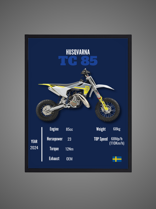 Husqvarna TC 85 - Wall Poster