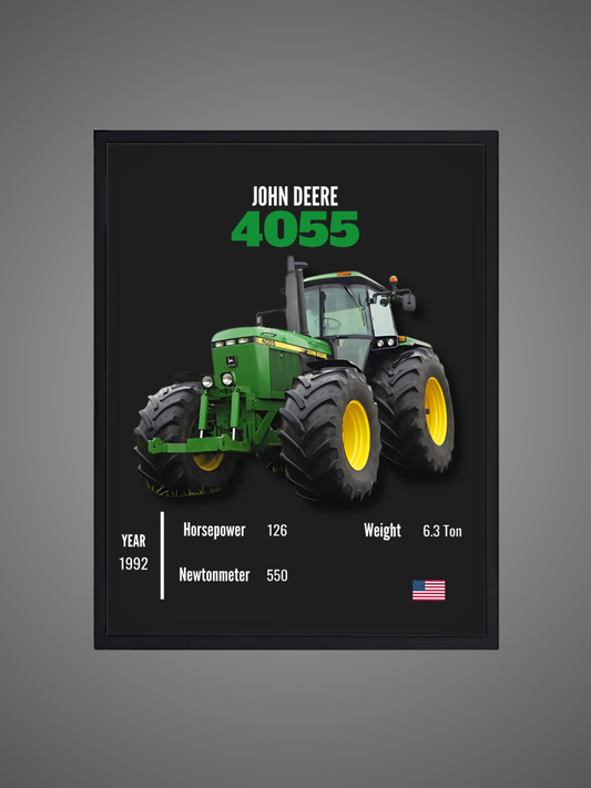 John Deere 4055 - Wall Poster