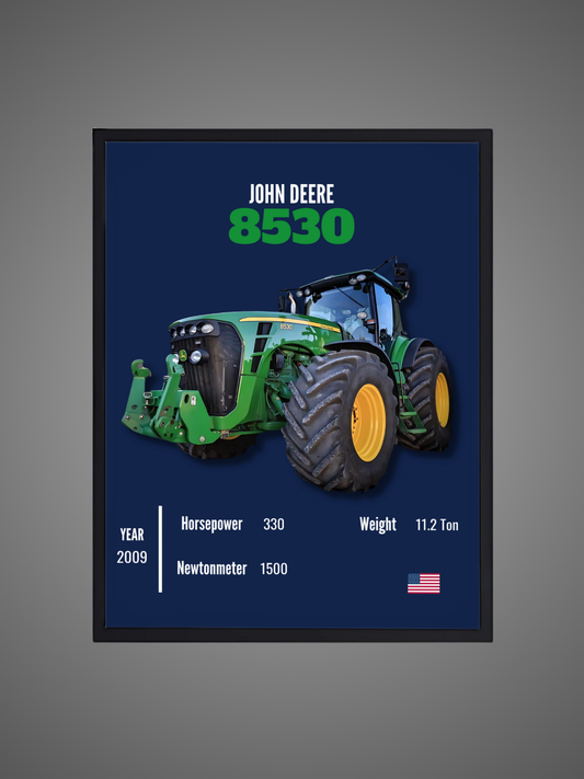 John Deere 8530 - Wall Poster
