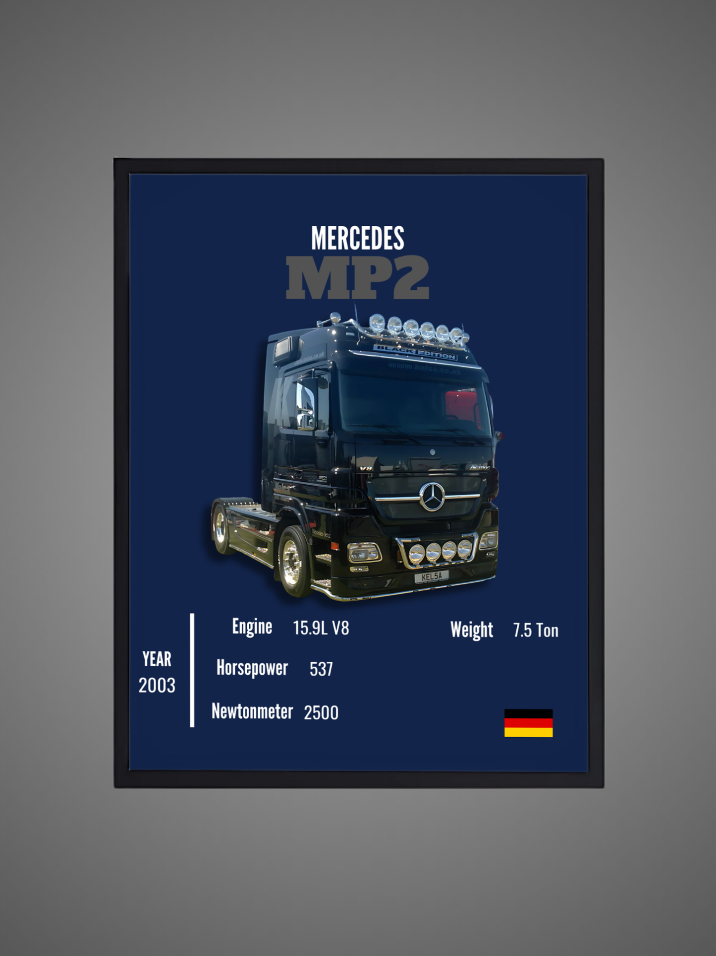 Mercedes MP2 - Wall Poster