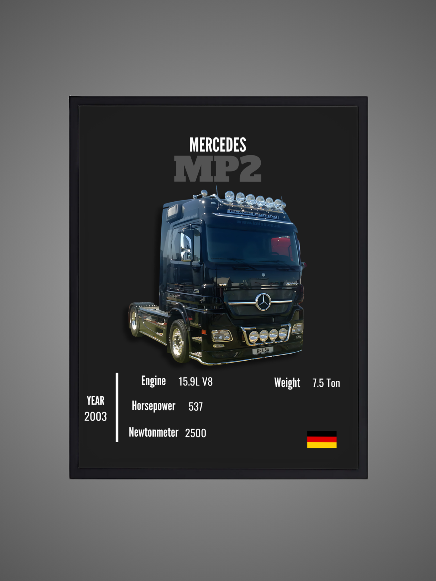 Mercedes MP2 - Wall Poster