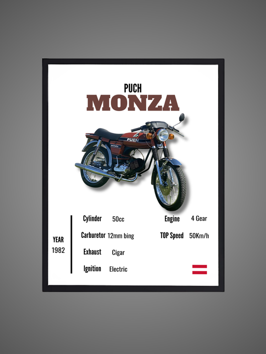 Puch Monza - Wall Poster