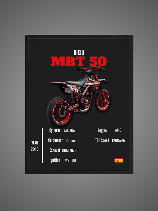 Rieju MRT 50 - Wall Poster