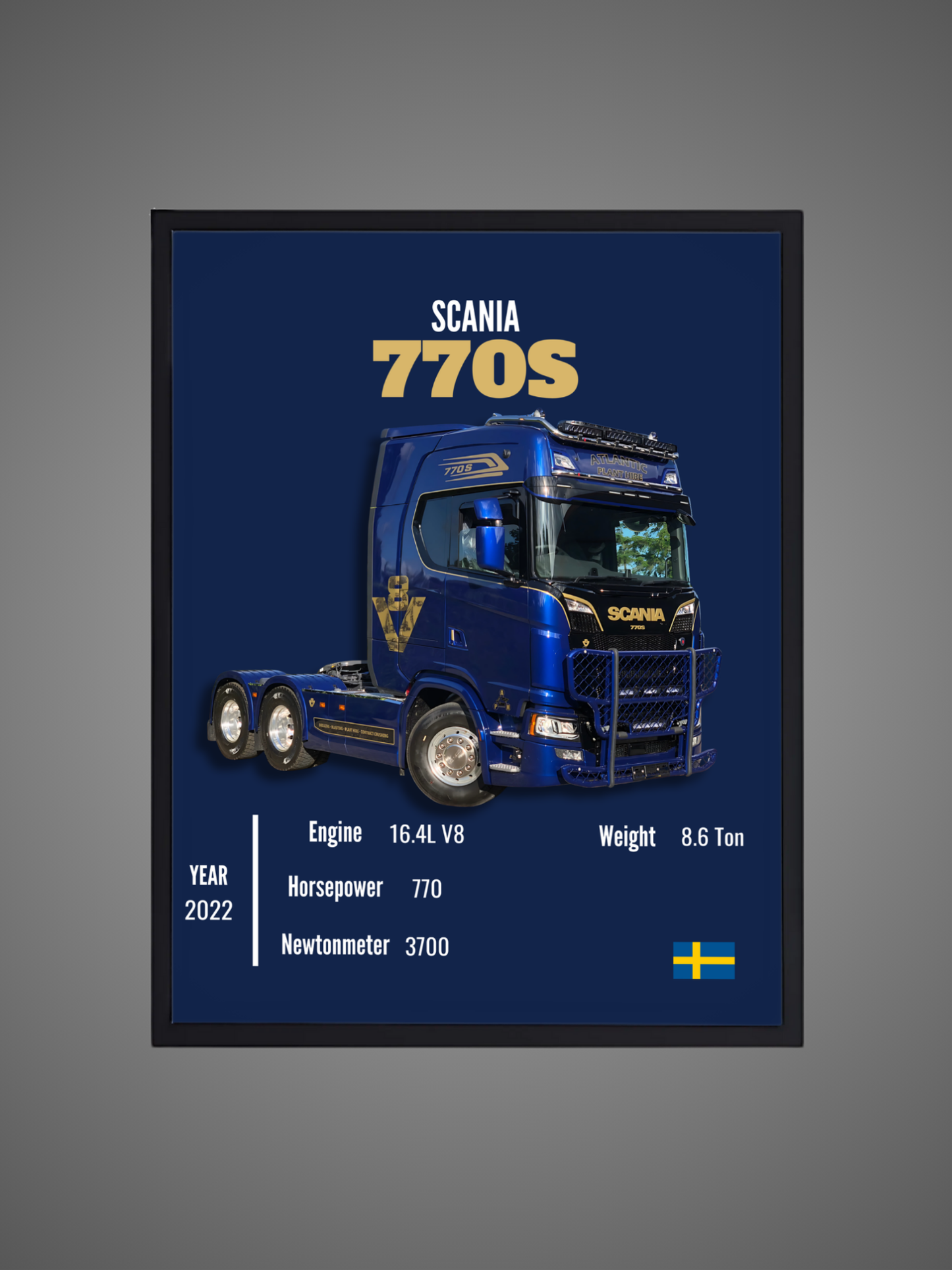 Scania 770S - Wall Poster