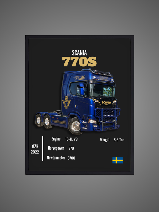 Scania 770S - Wall Poster