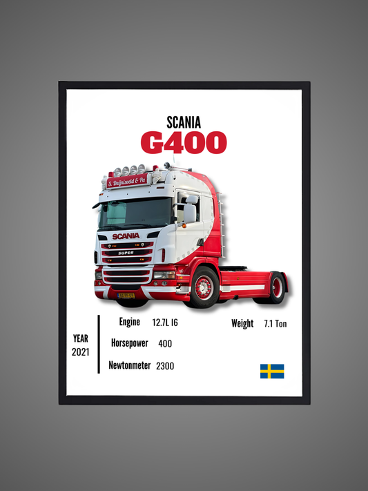Scania G400 - Wall Poster