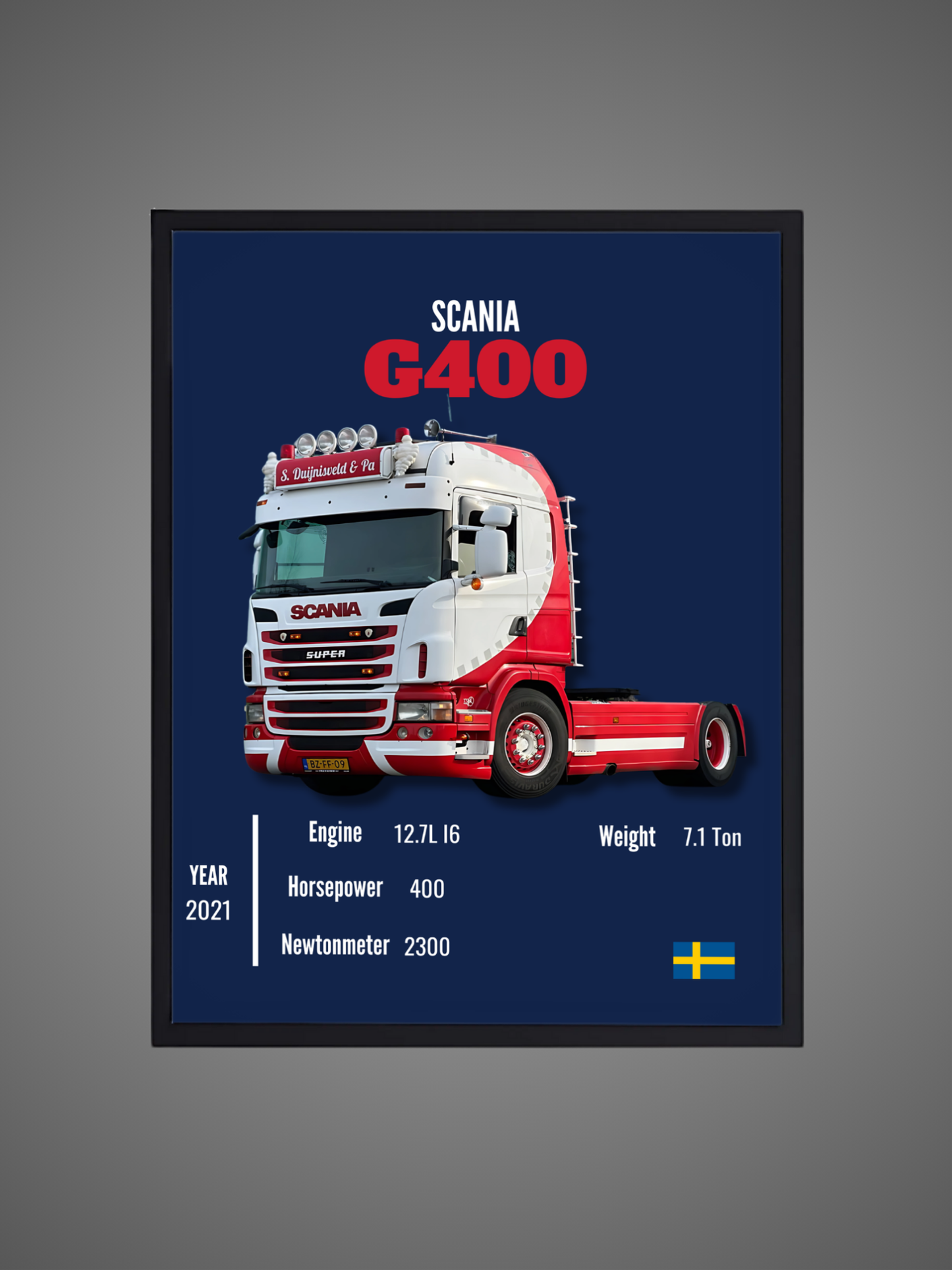 Scania G400 - Wall Poster