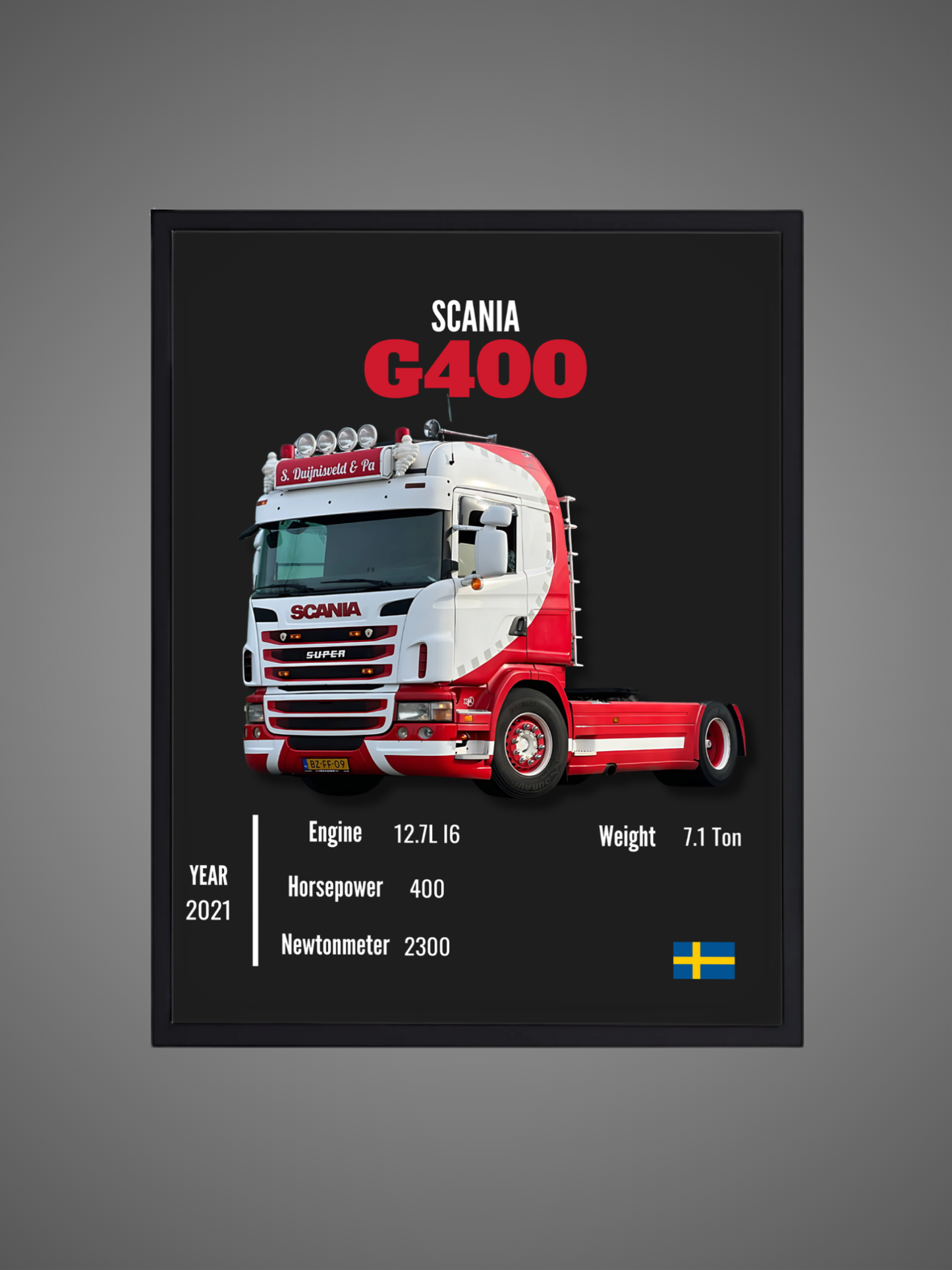 Scania G400 - Wall Poster
