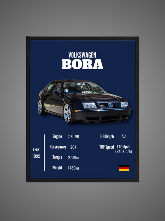 Volkswagen Bora - Wall Poster