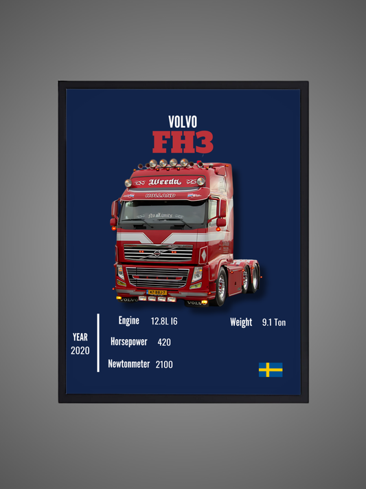 Volvo FH3 - Wall Poster